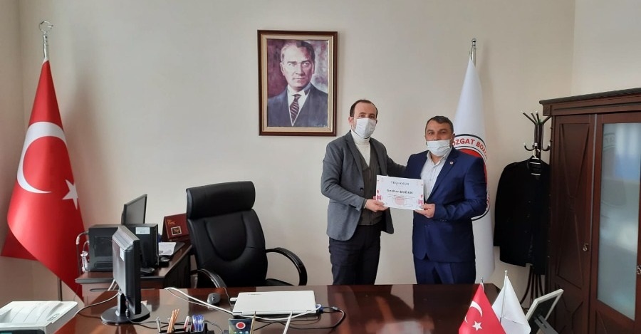 İdari Personelimize Başarı Belgesi Verildi