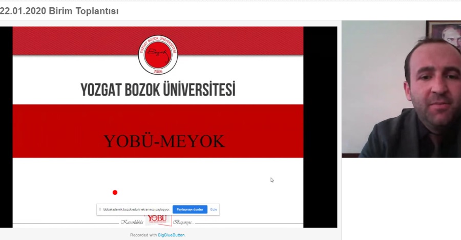 2021 Yılının İlk Akademik Kurulu Yapıldı