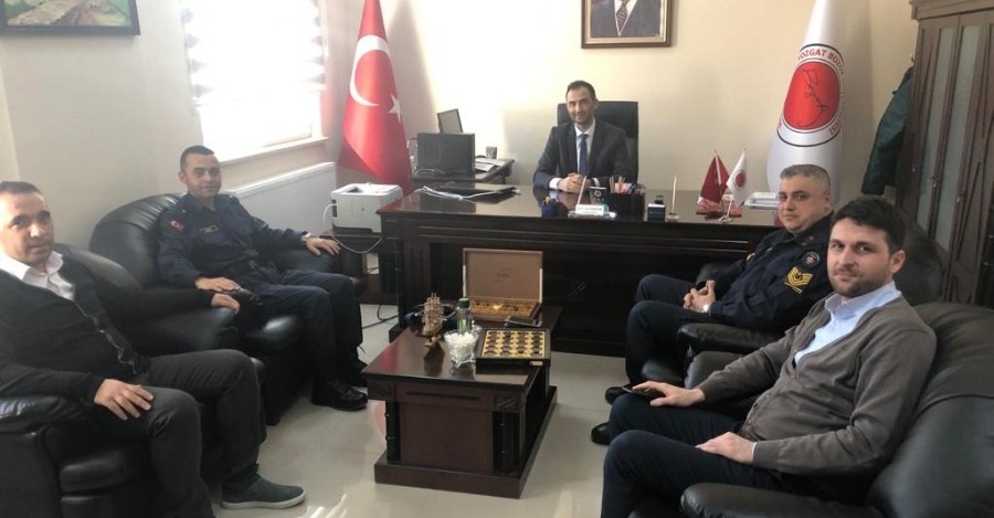 İlçe Jandarma Komutanlığından Okulumuza Ziyaret